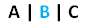 Pagination:A|B|C